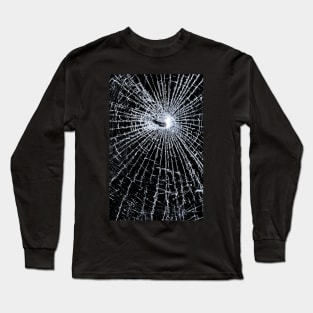 Broken Glass 2 iPhone Black Long Sleeve T-Shirt